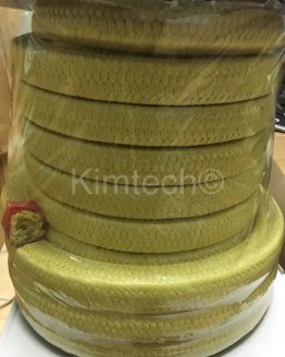 ปะเก็นเชือกเคฟล่าร์เคลือบเทฟล่อน ptfe impregnated aramid fiber packing