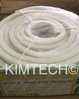 ปะเก็นเชือกเส้นใยอะคริลิกเคลือบเทฟล่อน ptfe impregnated acrylic fiber gland packing