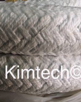 ปะเก็นเชือกเซรามิกไฟเบอร์ถักกลม ceramic fiber round braided rope