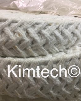 ปะเก็นเชือกเซรามิกไฟเบอร์ถักสี่เหลี่ยมจัตุรัส ceramic fiber square braided rope