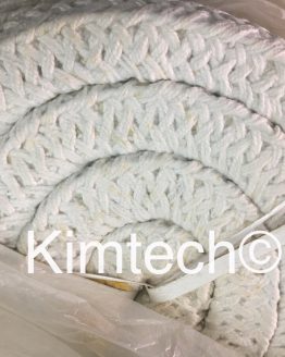 ปะเก็นเชือกเซรามิกไฟเบอร์ถักสี่เหลี่ยมจัตุรัส ceramic fiber square braided rope