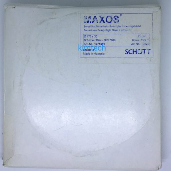 กระจกทนความร้อน maxos disc sight glass