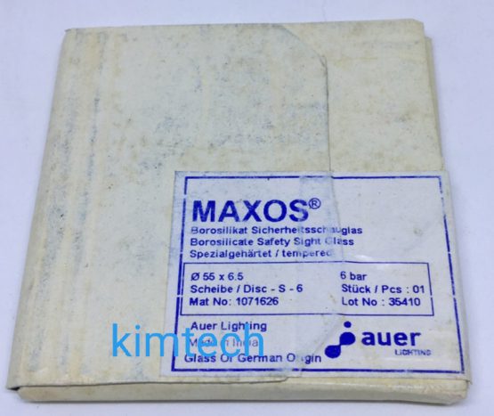 กระจกทนความร้อน maxos disc sight glass