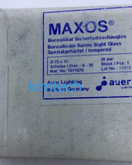 กระจกทนความร้อน maxos disc sight glass