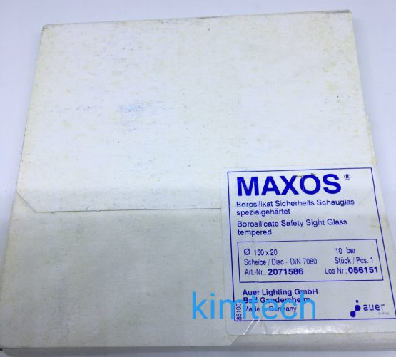 กระจกทนความร้อน maxos disc sight glass