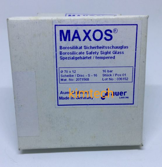 กระจกทนความร้อน maxos disc sight glass