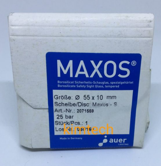 กระจกทนความร้อน maxos disc sight glass