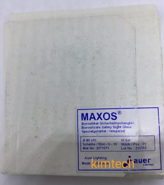 กระจกทนความร้อน maxos disc sight glass