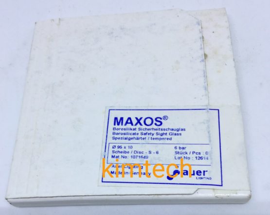 กระจกทนความร้อน maxos disc sight glass