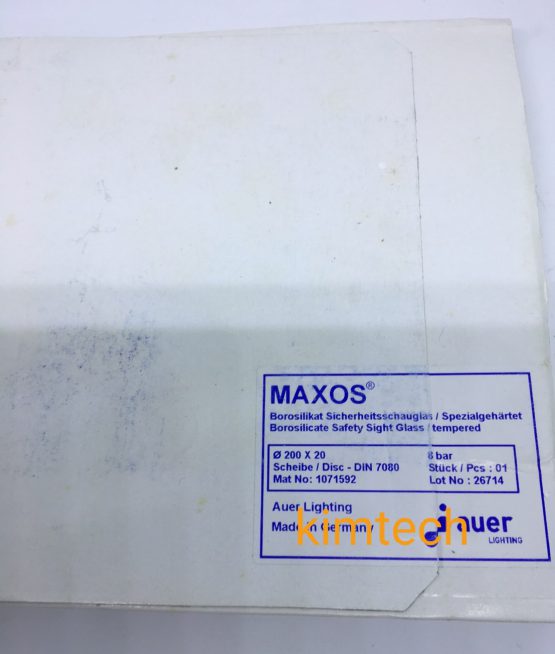 กระจกทนความร้อน maxos disc sight glass