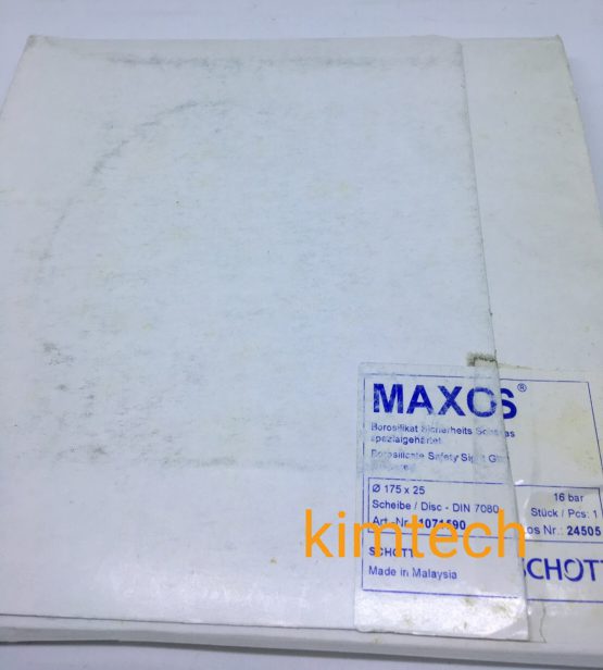 กระจกทนความร้อน maxos disc sight glass