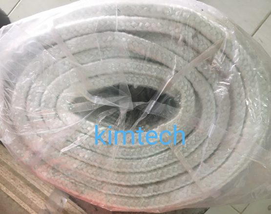 ปะเก็นเชือกใยแก้วถักสี่เหลี่ยมจัตุรัส glass fiber square braided rope