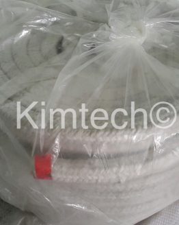 ปะเก็นเชือกเซรามิกไฟเบอร์ถักสี่เหลี่ยมจัตุรัส ceramic fiber square braided rope