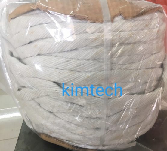 เชือกเซรามิกไฟเบอร์ถักเกลียว ceramic fiber twisted rope