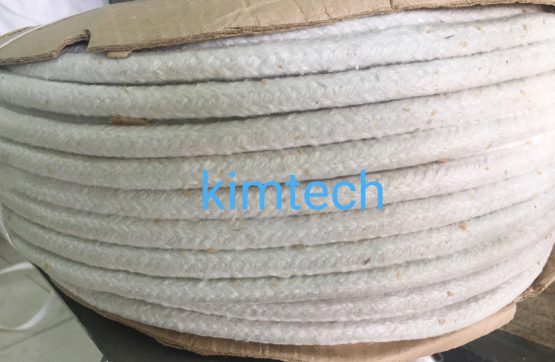 เชือกเซรามิกไฟเบอร์ถักกลม ceramic fiber round braided rope