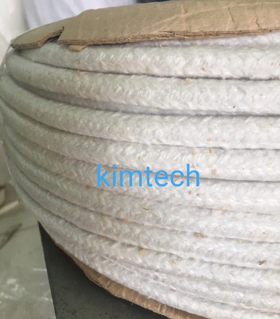 เชือกเซรามิกไฟเบอร์ถักกลม ceramic fiber round braided rope