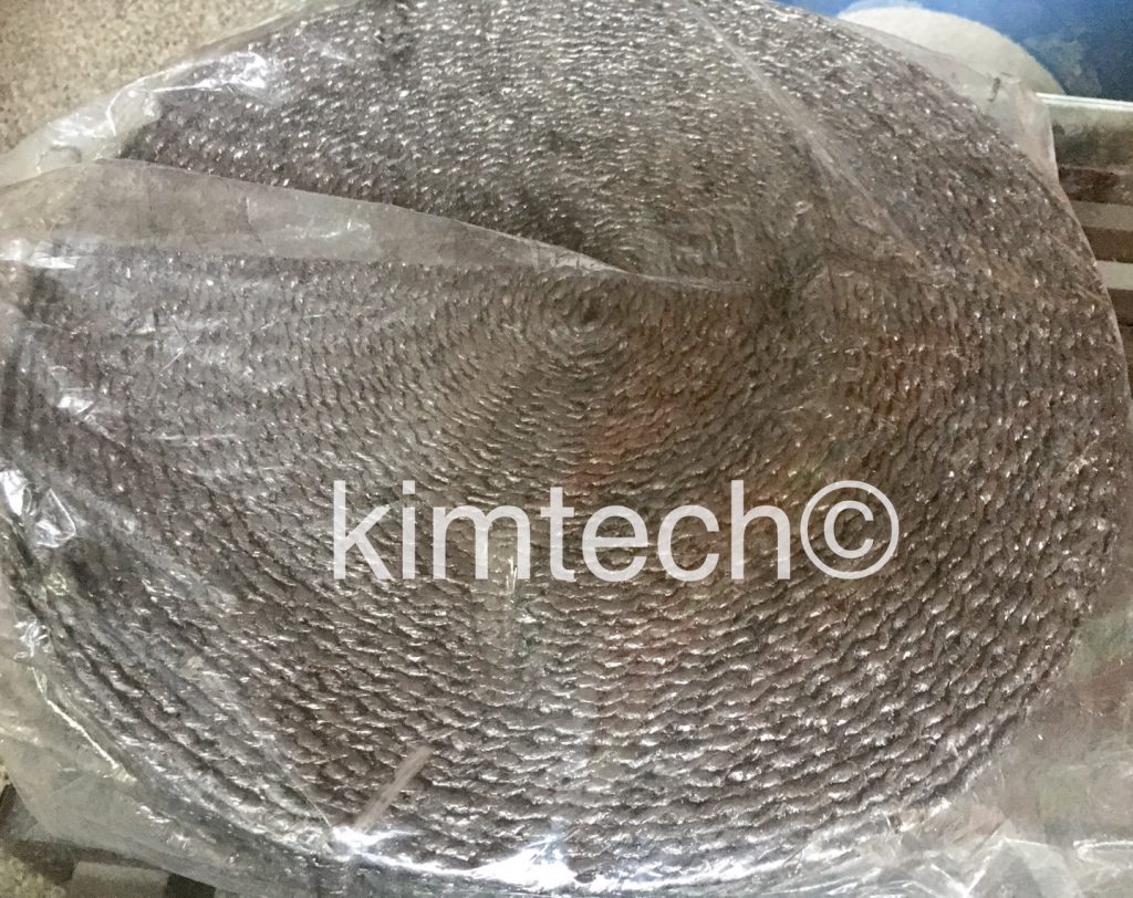 ปะเก็นเทปกราไฟต์ Expanded Woven Graphite Tape ขนาดกว้าง 2 นิ้ว x หนา 3 ...